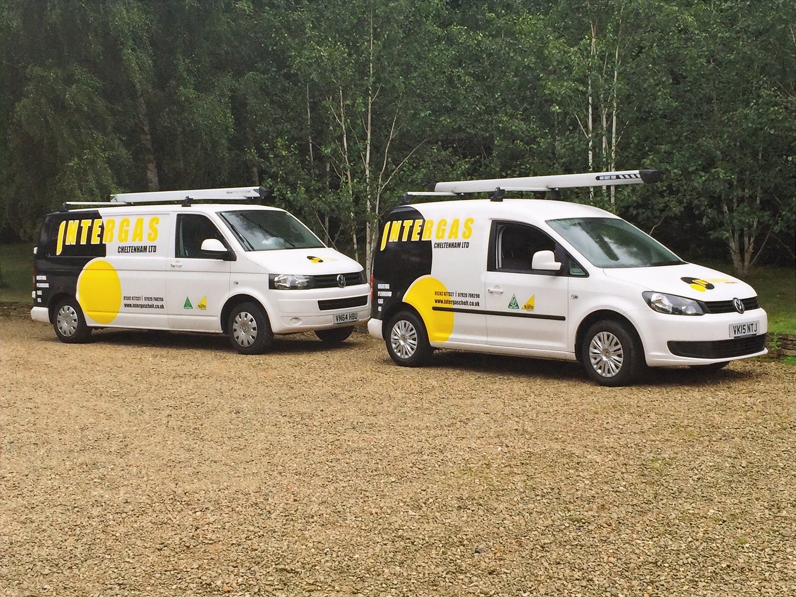 Intergas Cheltenham Ltd fleet vans
